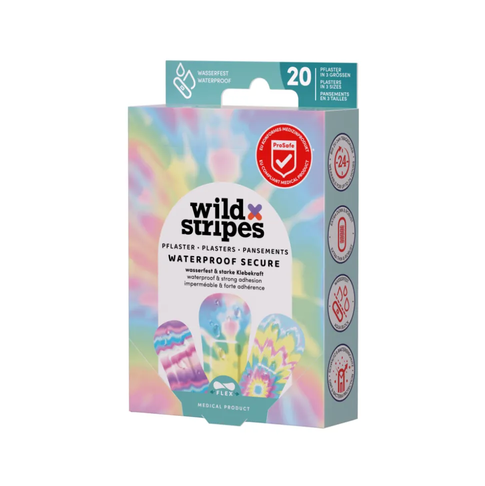 Wild Stripes Pleisters Waterproof Rainbow 20 stuks