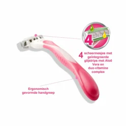 Wilkinson Wegwerpscheermesjes Quattro For Woman 4 stuks