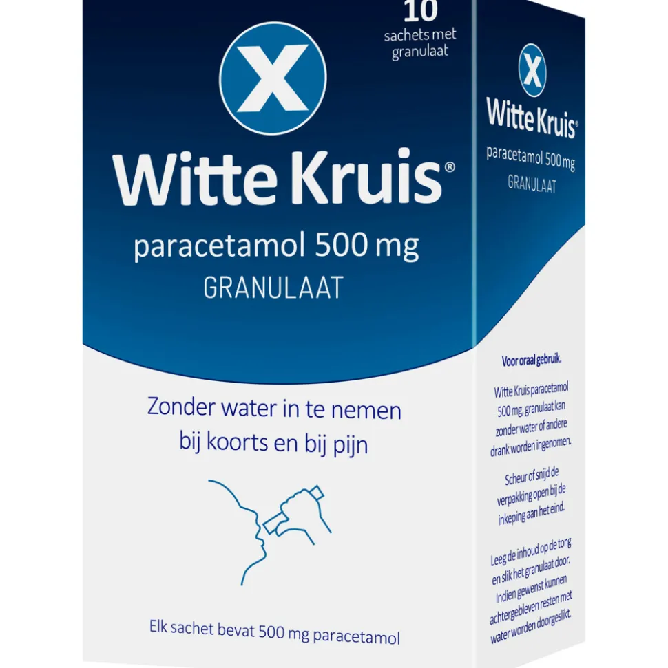 Witte Kruis Paracetamol Granulaat 10 sachets