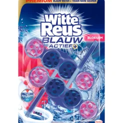 Witte Reus Toiletblok Blauw Actief Bloesem 2 stuks