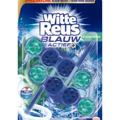 Witte Reus Toiletblok Blauw Actief Eucalyptus 2 stuks