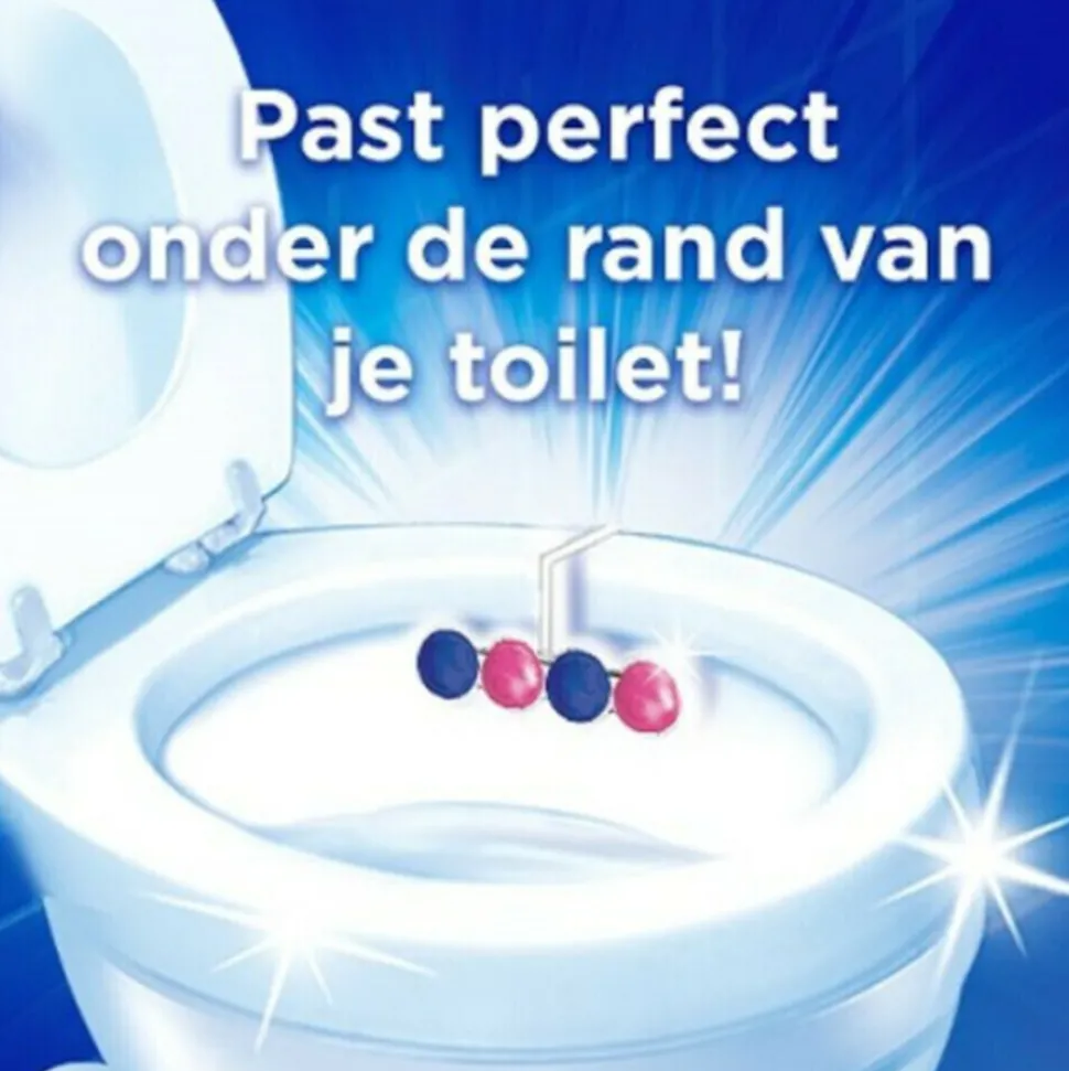 Witte Reus Toiletblok Blauw Actief Hygiëne 2 stuks