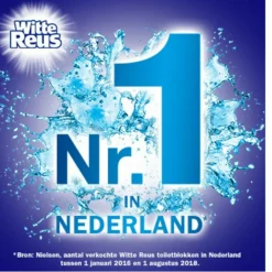 Witte Reus Toiletblok Blauw Actief Hygiëne 2 stuks