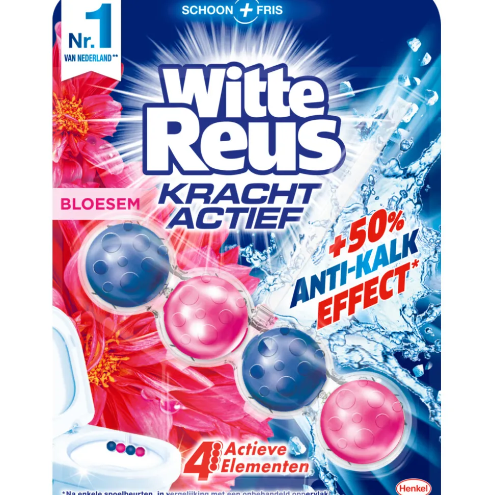 Witte Reus Toiletblok Kracht Actief Bloesem