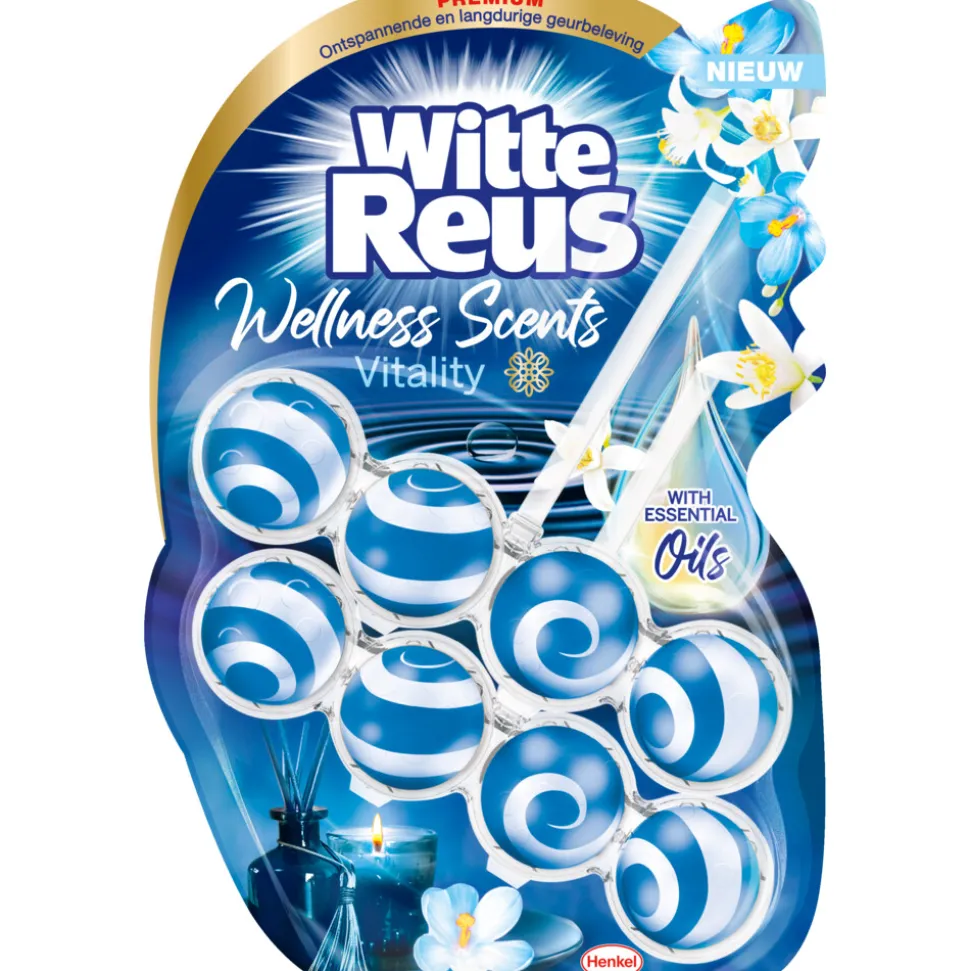 Witte Reus Toiletblok Wellness Scents Vitality 2 stuks