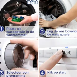 Witte Reus Wasmiddel Frisse Reus 3+1 Power Caps Lotus 14 stuks