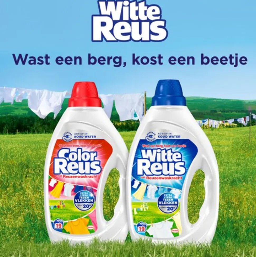 Witte Reus Wasmiddel Gel 100 Wasbeurten 4,5 liter