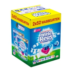 Witte Reus Wasmiddelcapsules 3+1 Power Caps Wit 104 beurten