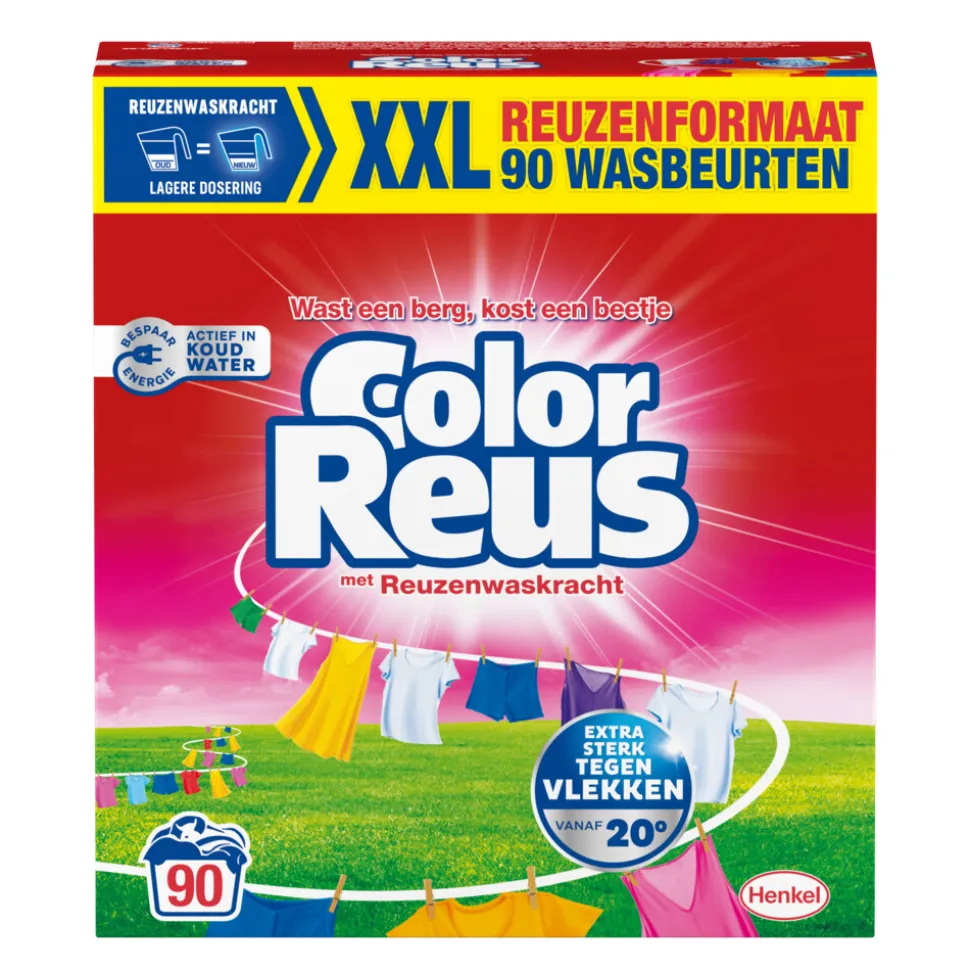 Witte Reus Waspoeder Color 90 Wasbeurten 4,5 kg