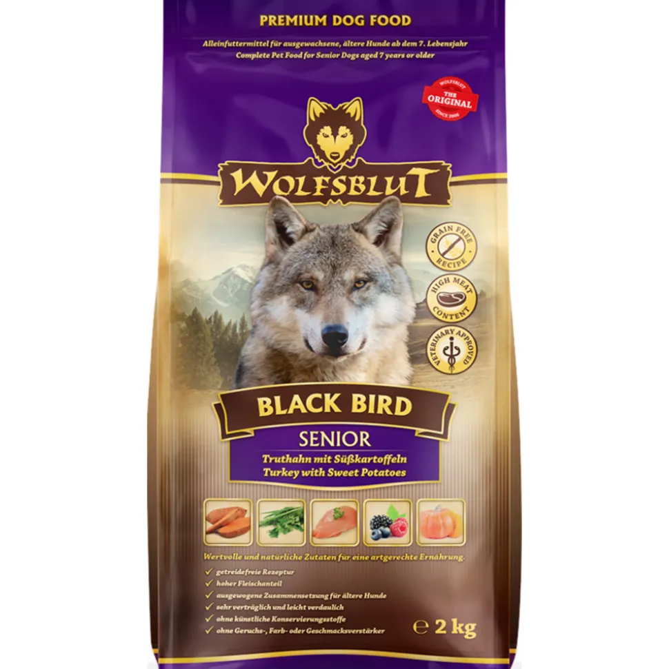 Wolfsblut Senior Black Bird Hondenvoer 2 kg