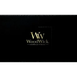 WoodWick Geurkaars Deluxe Geschenkset Medium Fireside en Linen 2 x 275 gr