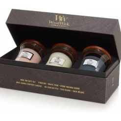 WoodWick Geurkaars Deluxe Geschenkset Mini Floral 3 x 85 gr