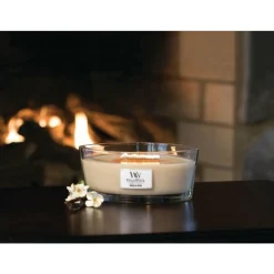 WoodWick Geurkaars Ellipse Vanilla Bean 454 gr