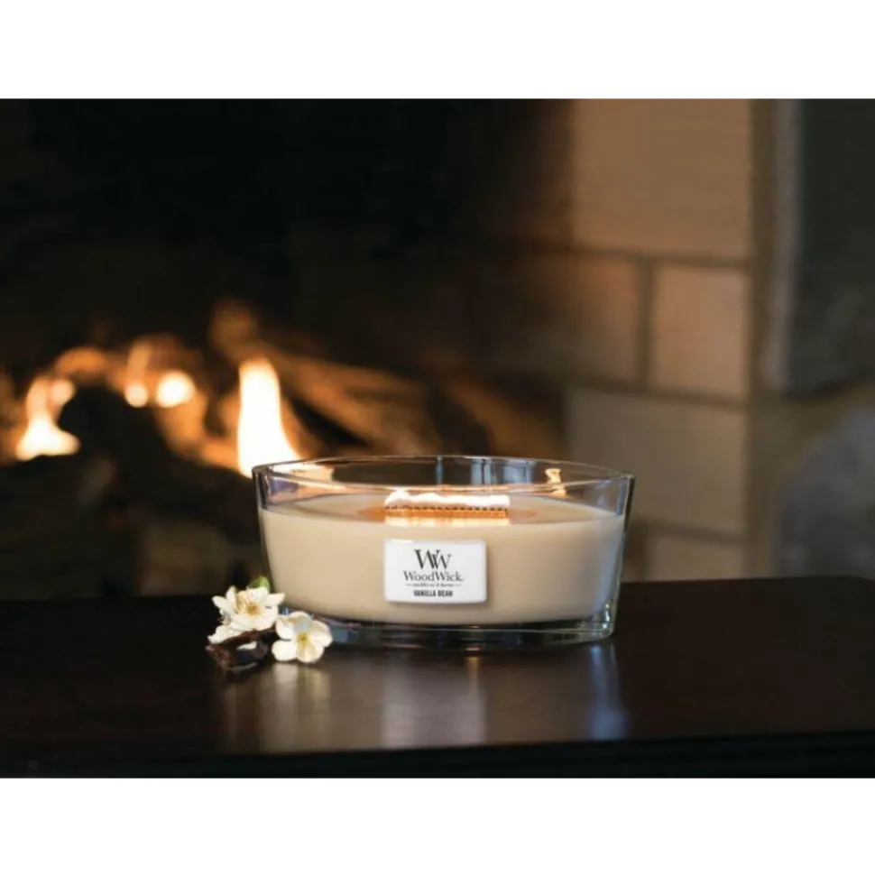 WoodWick Geurkaars Ellipse Vanilla Bean 454 gr