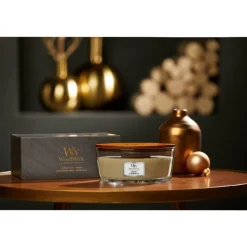 WoodWick Geurkaars Ellipse Fireside Deluxe Geschenkset 454 gr