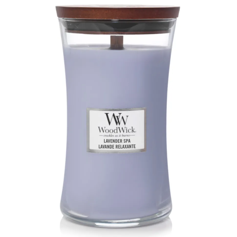 WoodWick Geurkaars Large Lavender Spa 611 gr