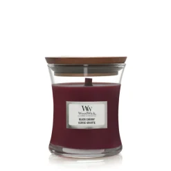 WoodWick Geurkaars Medium Black Cherry 275 gr