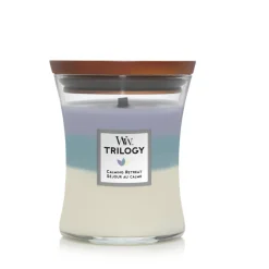 WoodWick Geurkaars Medium Trilogy Calming Retreat 275 gr