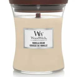 WoodWick Geurkaars Medium Vanilla Bean 275 gr