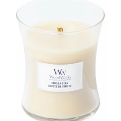 WoodWick Geurkaars Medium Vanilla Bean 275 gr