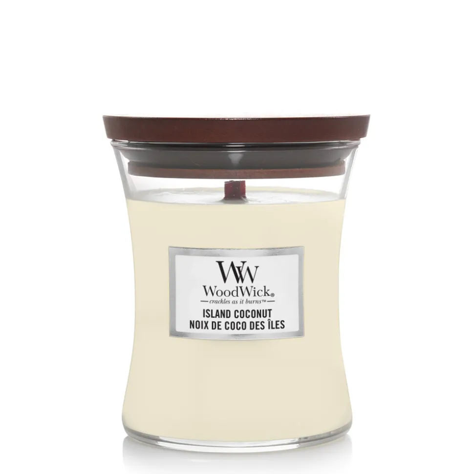 WoodWick Geurkaars Medium Island Coconut 275 gr