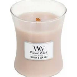 WoodWick Geurkaars Mini Vanilla & Sea Salt 85 gr