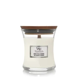 WoodWick Geurkaars Mini White Tea & Jasmine 85 gr