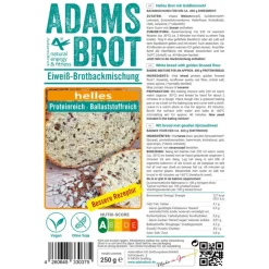 3x Adams Brot Broodmix Helles 250 gr