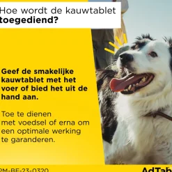 2x AdTab Anti Vlo en Teek Kauwtabletten Hond ><noscript><img width=