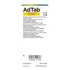 2x AdTab Anti Vlo en Teek Kauwtabletten Kat >2,0-8,0 kg 3 tabletten