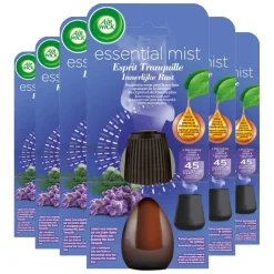 6x Air Wick Essential Mist Navulling Innerlijke Rust 20 ml