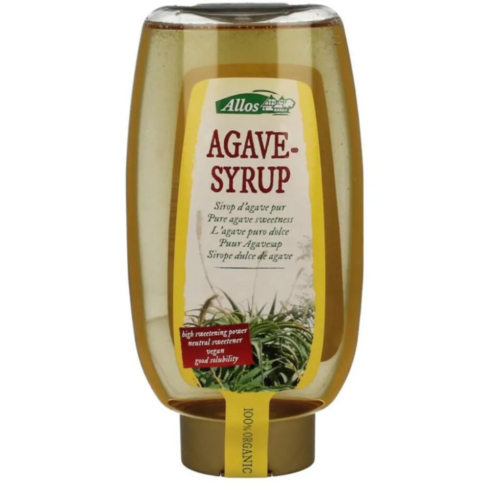 6x Allos Agave Siroop Dispenser Bio 500 ml