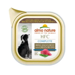 17x Almo Nature HFC Alu Hondenvoer Nat Blikje Rund & Bonen 85 gr