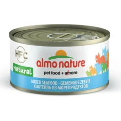 24x Almo Nature HFC Jelly Kattenvoer Nat Gemengde Zeevis 70 gr