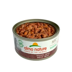 24x Almo Nature HFC Natural Kattenvoer Nat Blikje Rund 70 gr
