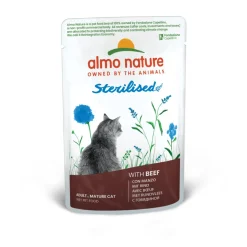 30x Almo Nature Sterilised Kattenvoer Nat Rund 70 gr
