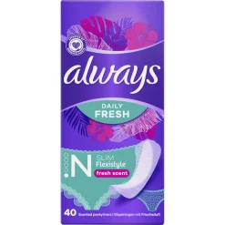 14x Always Inlegkruisjes Fresh Flexistyle 40 stuks