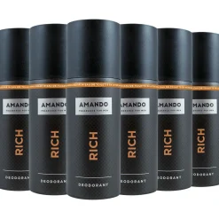 6x Amando Deodorant Rich 150 ml