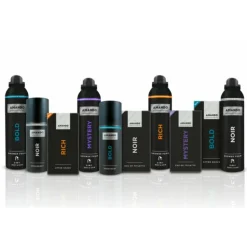 6x Amando Deodorant Spray Noir 150 ml