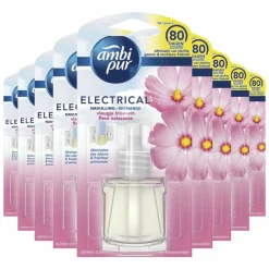9x Ambi Pur Elektrische Geurverspreiders Navulling Blossom & Breeze