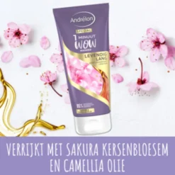 6x Andrélon 1 Minuut Wow Masker Levendig Lang 180 ml