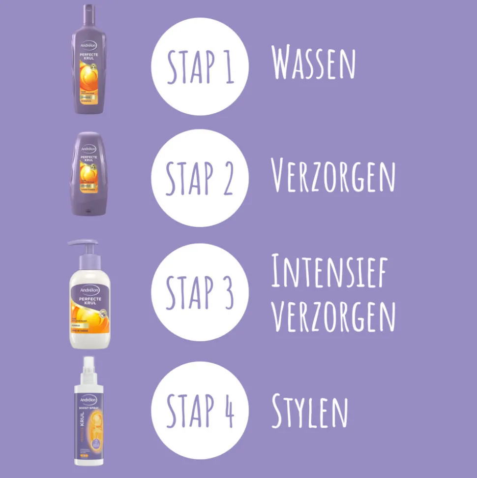 6x Andrélon Crème Happy Curls 125 ml