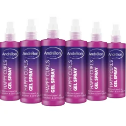 6x Andrélon Gel Spray Happy Curls 200 ml