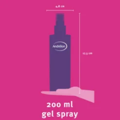 6x Andrélon Gel Spray Happy Curls 200 ml