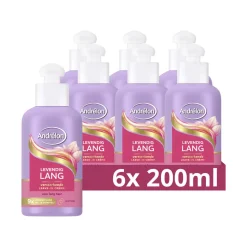 6x Andrélon Leave-In Creme Levendig Lang 200 ml