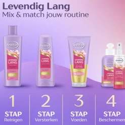 6x Andrélon Shampoo Levendig Lang 250 ml