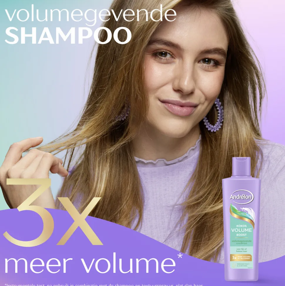 6x Andrélon Shampoo Volume Boost 300 ml