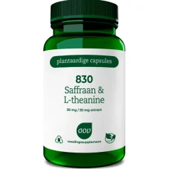 2x AOV 830 Saffraan & L-theanine 30 vegacapsules