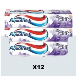 12x Aquafresh Tandpasta Active White 100 ml