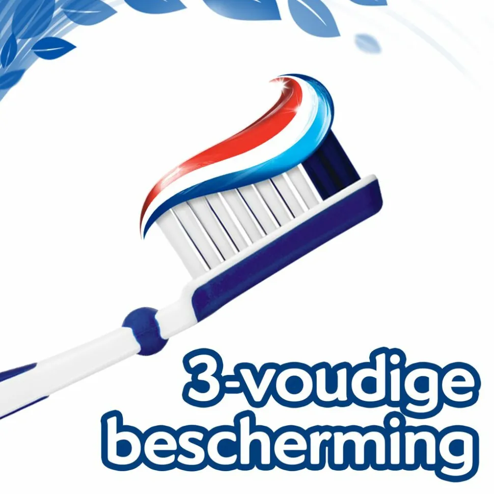 3x Aquafresh Tandpasta Freshmint 3in1 Gezonde Tanden 2 x 75 ml